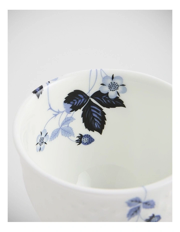 Wild Strawberry Tea Bowl in Inky Blue image 2