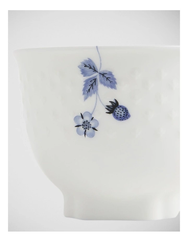 Wild Strawberry Tea Bowl in Inky Blue image 3