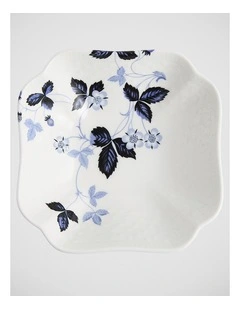 Wild Strawberry Small Bowl in Inky Blue