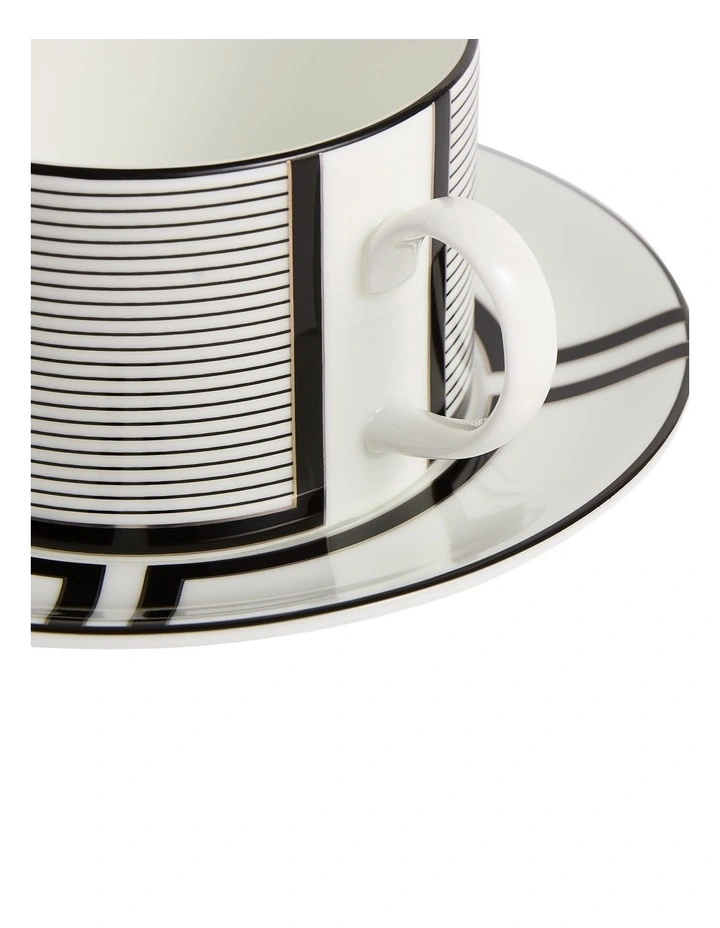 Vera Wang Luxe Graphite Teacup Saucer 235ml V2 image 2