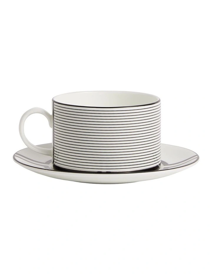 Vera Wang Luxe Graphite Teacup Saucer 235ml V2 image 4