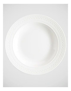 Intaglio Rim 23cm Soup Plate White