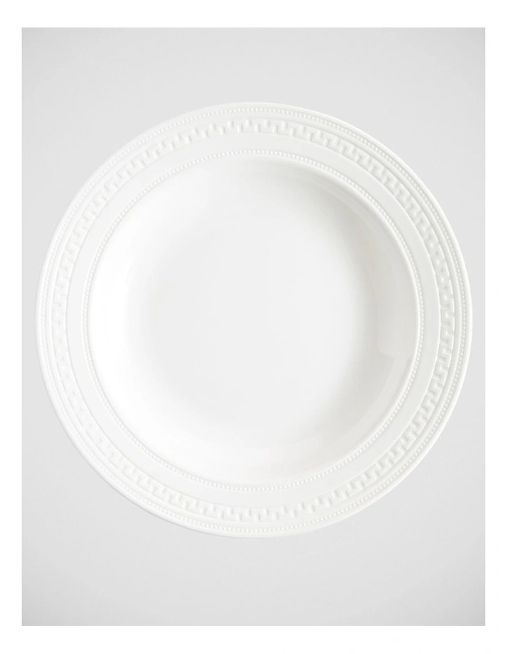 Intaglio Rim 23cm Soup Plate White image 1
