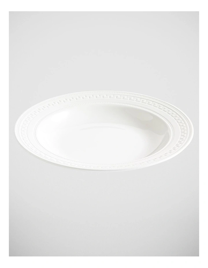 Intaglio Rim 23cm Soup Plate White image 3