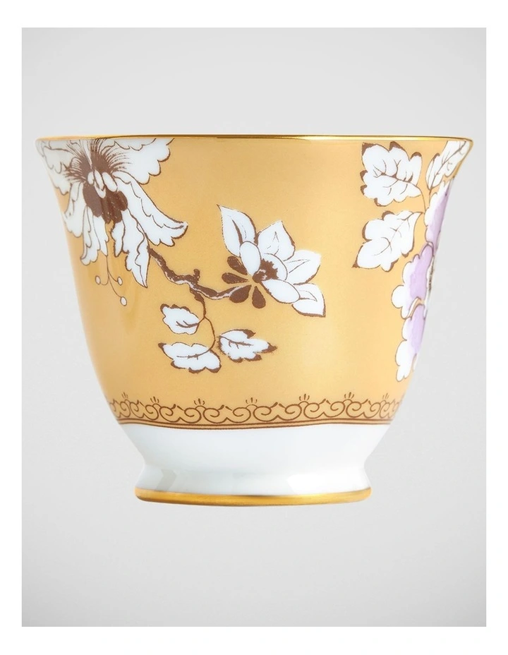 Butterfly Bloom Teacup & Saucer Set Yellow image 2