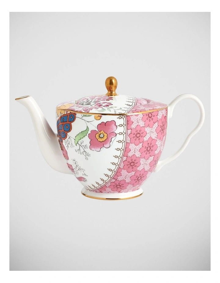 Butterfly Bloom 0.4L Teapot White image 1