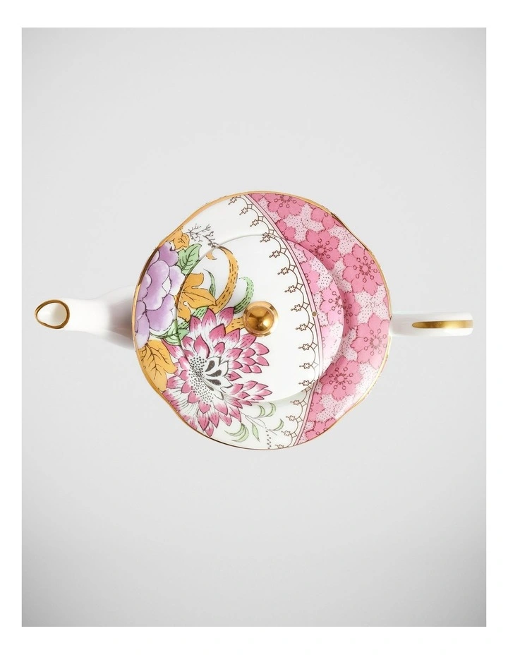 Butterfly Bloom 0.4L Teapot White image 2
