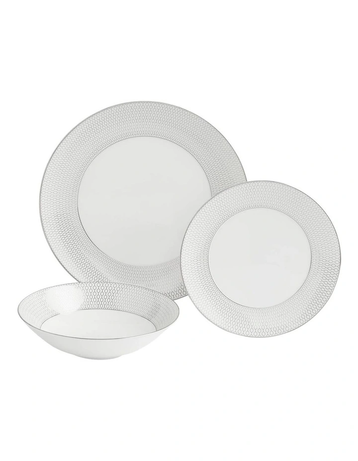 Gio Platinum 12 Piece Set in White image 1
