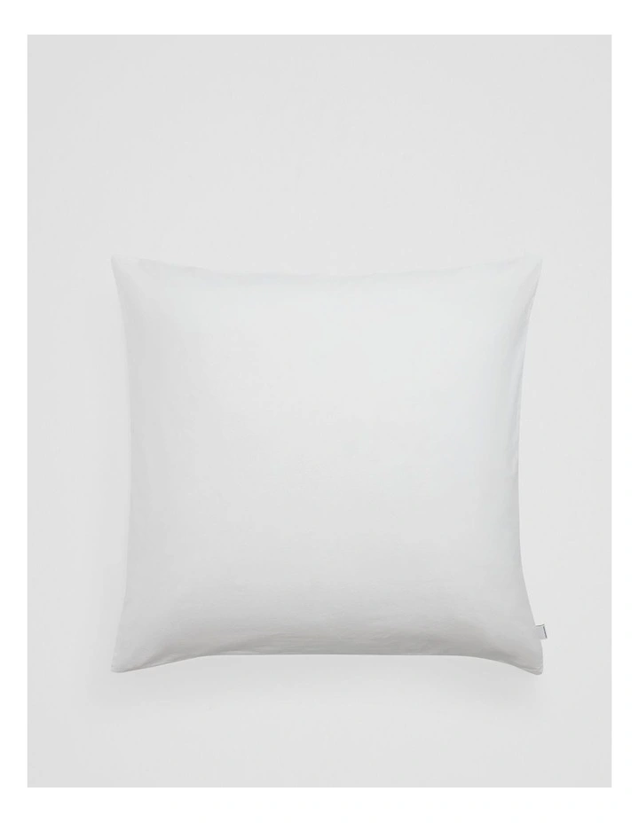 Brae European Pillowcase in White image 1