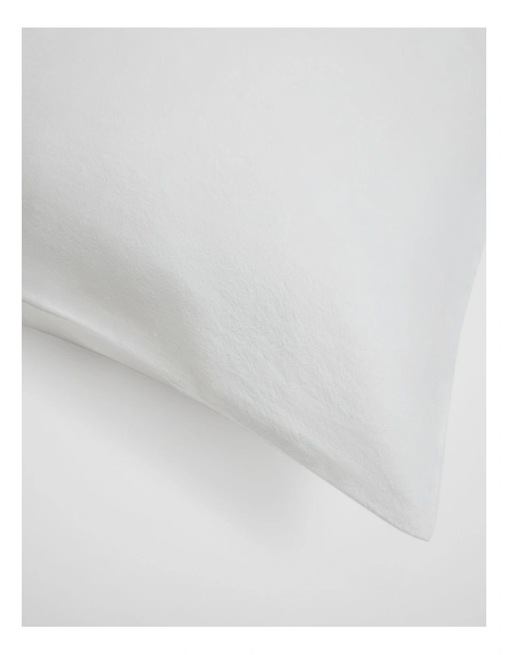 Brae European Pillowcase in White image 2