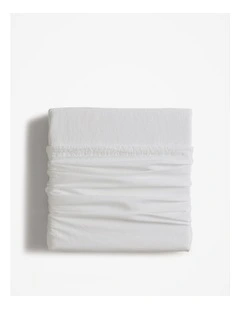 Brae Australian Cotton Single Quilt Cover in White