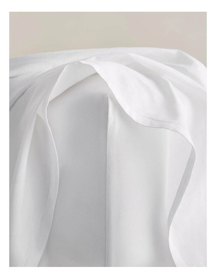 Brae Australian Cotton Double Flat Sheet in White image 2
