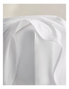 Brae Australian Cotton Queen Fitted Sheet in White