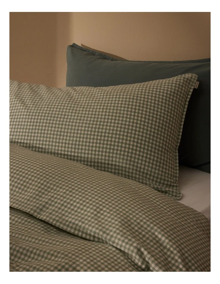 Noni Double Quilt Cover in Willow image 2