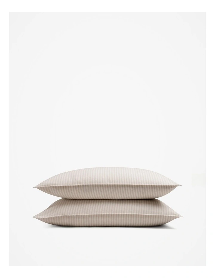 Blair Standard Pillowcase Pair in Natural image 1