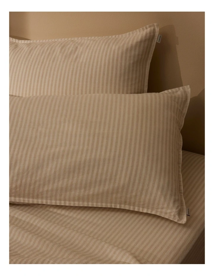 Blair Standard Pillowcase Pair in Natural image 2
