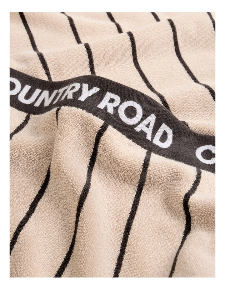 Ellis Beach Cotton Beach Towel in Sand image 2