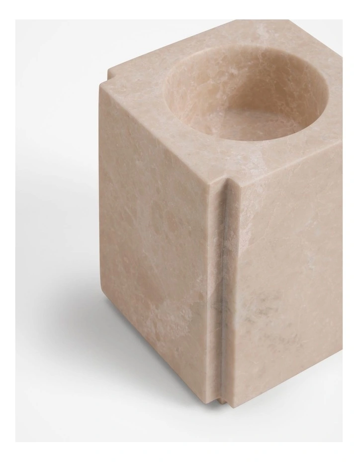 Country Road Fay Pillar Candle Holder In Sand MYER