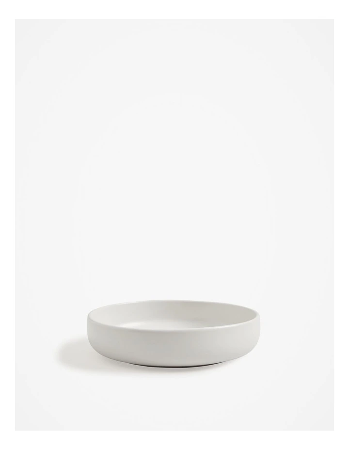 Tapas Shallow Bowl in Snow image 1