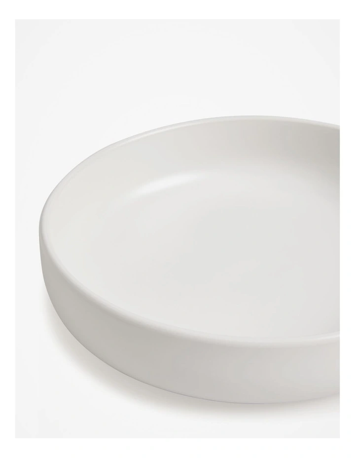 Tapas Shallow Bowl in Snow image 2