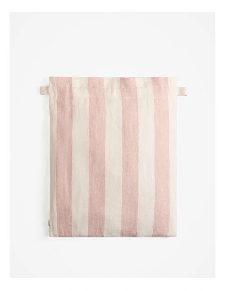 Linen Gift Sack in Pink Salt image 2