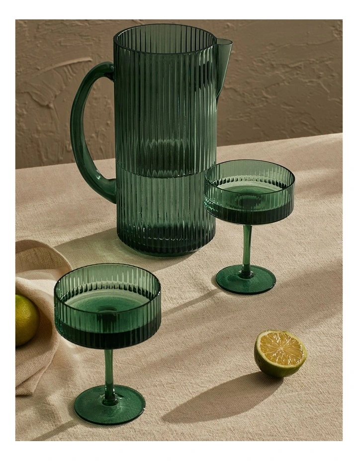 Vivi Coupe Set of 2 in Forest Green image 2