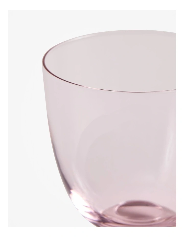 Ester Cocktail Glass Set Of 2 in Sugar Pink image 2