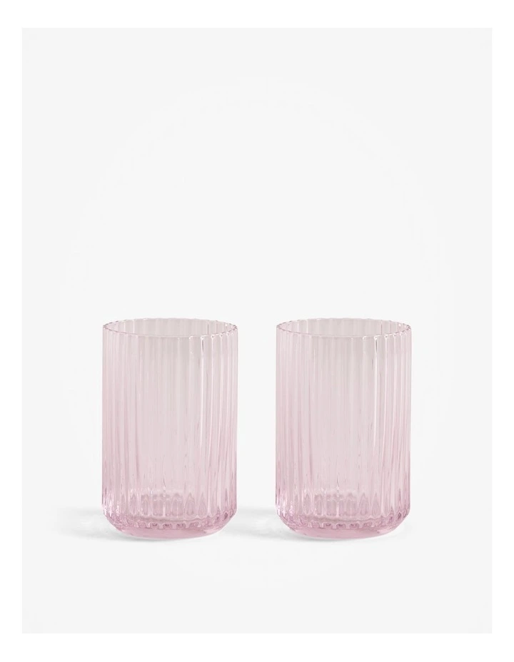 Vivi Tumbler Set Of 2 in Sugar Pink image 1