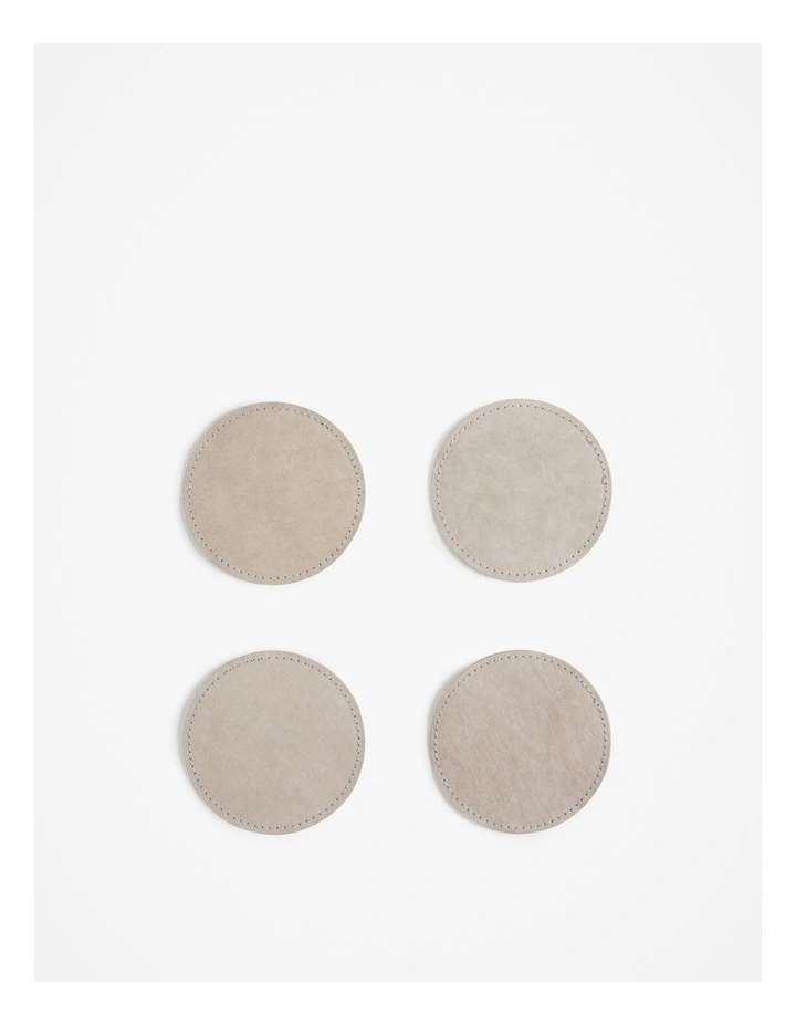 Osten Coaster Pack Of 4 in Pale Grey image 1