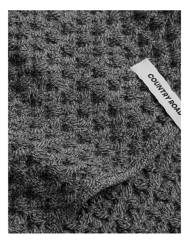 Meeka Australian Cotton Tea Towel Pack Of 2 in Grey Marle image 3