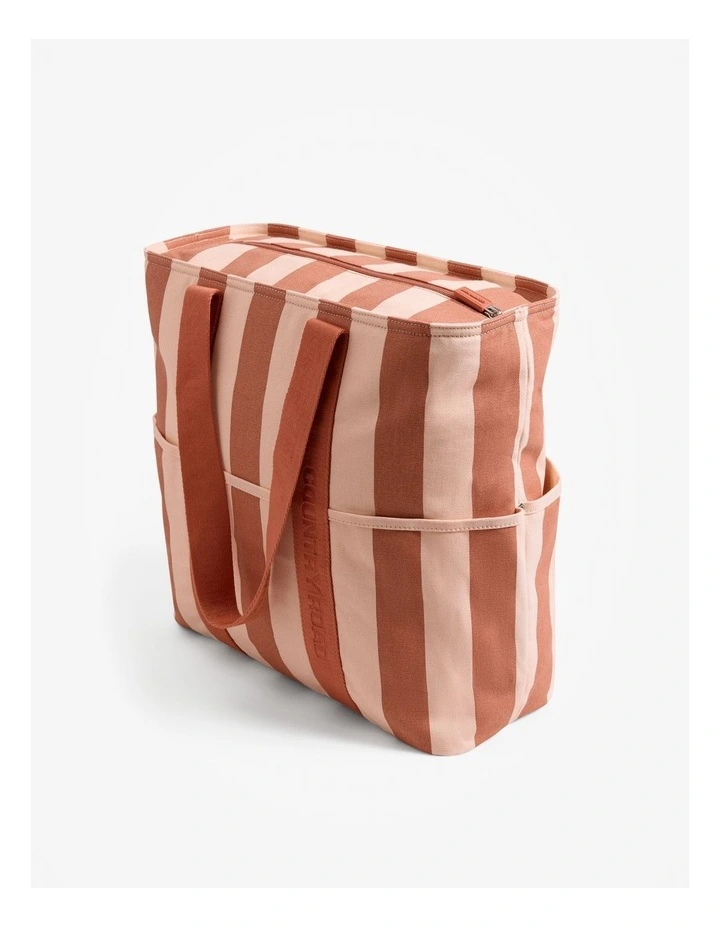 Tallow Australian Cotton Medium Picnic Bag in Italian Clay image 2