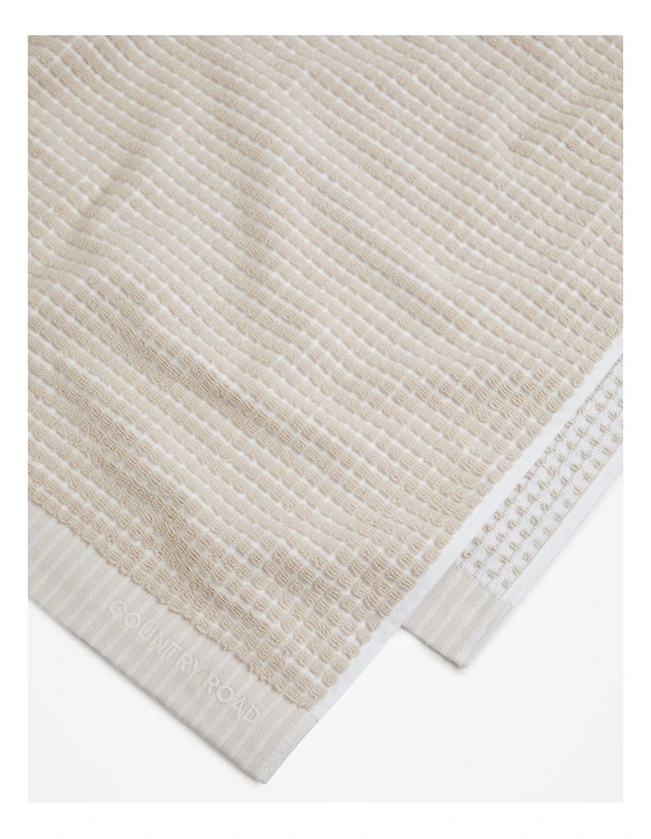 Luma Australian Cotton Bath Towel in Natural image 2