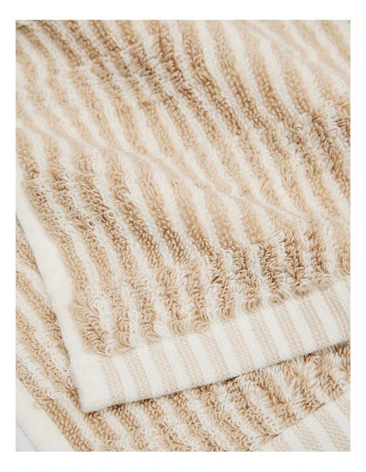 Pippa Australian Cotton Face Washer in Natural image 3