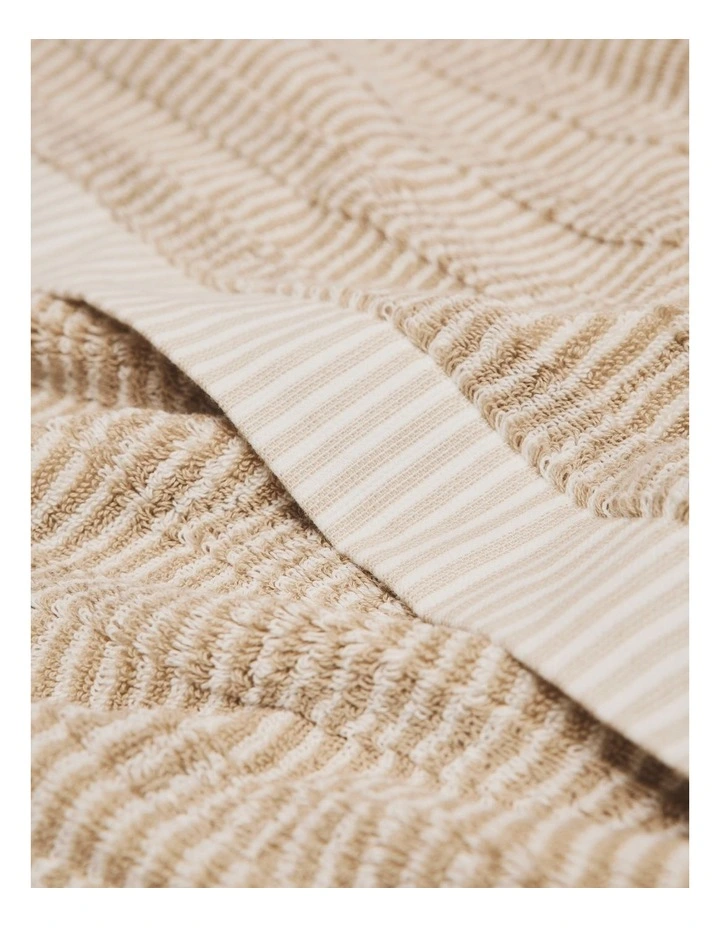 Pippa Australian Cotton Hand Towel in Natural image 2