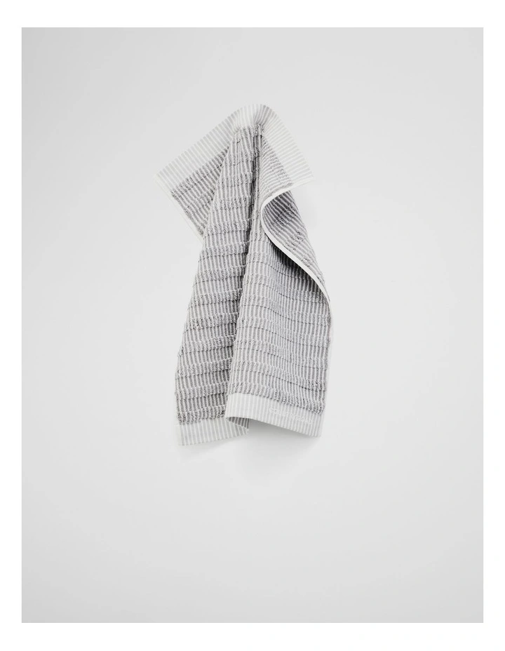 Pippa Australian Cotton Hand Towel in Pale Grey image 1