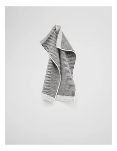Pippa Australian Cotton Hand Towel in Charcoal Marle
