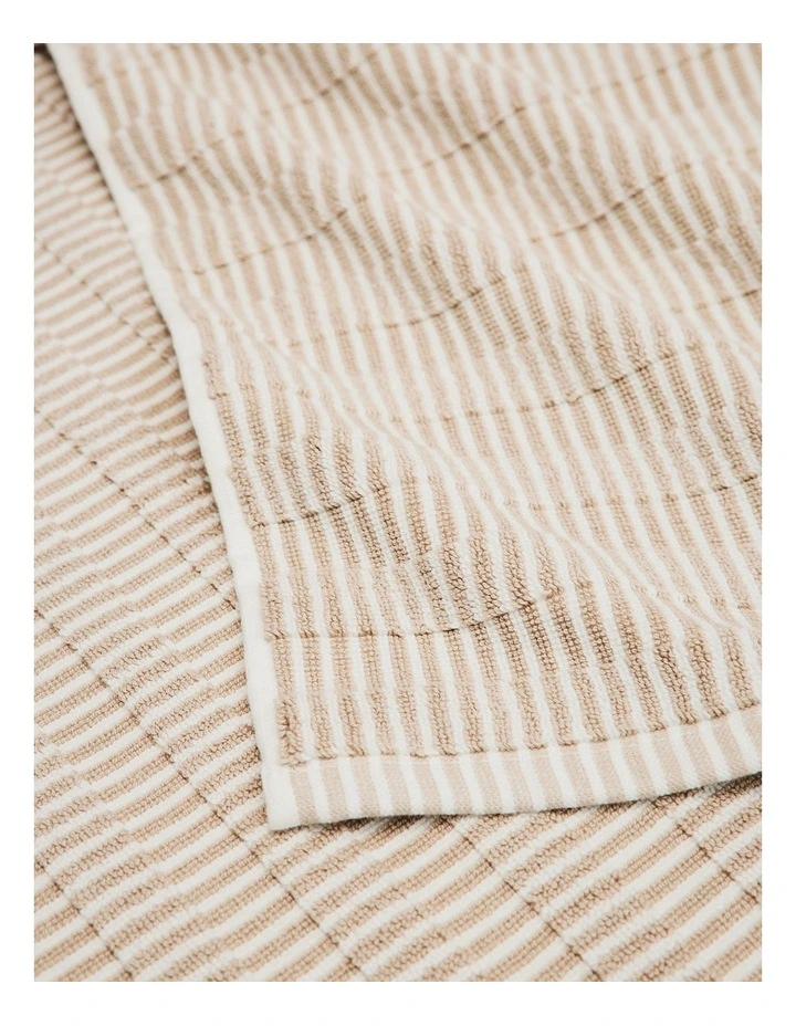 Pippa Australian Cotton Bath Mat in Natural image 2