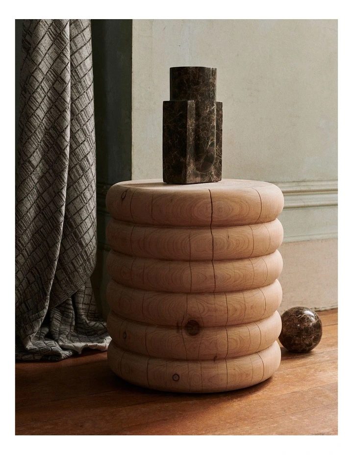 Fay Marble Vase in Bracken image 4