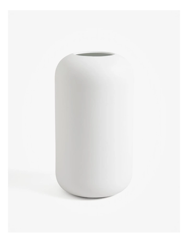 Narooma Large Vase in Snow image 1