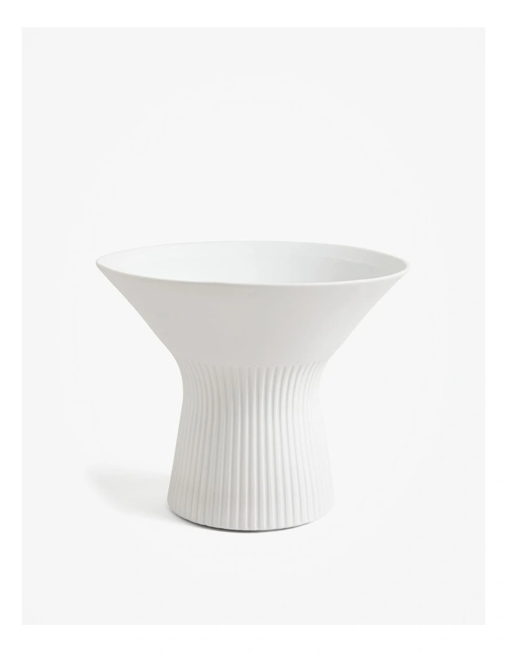 Zelda Medium Vase in Snow image 1