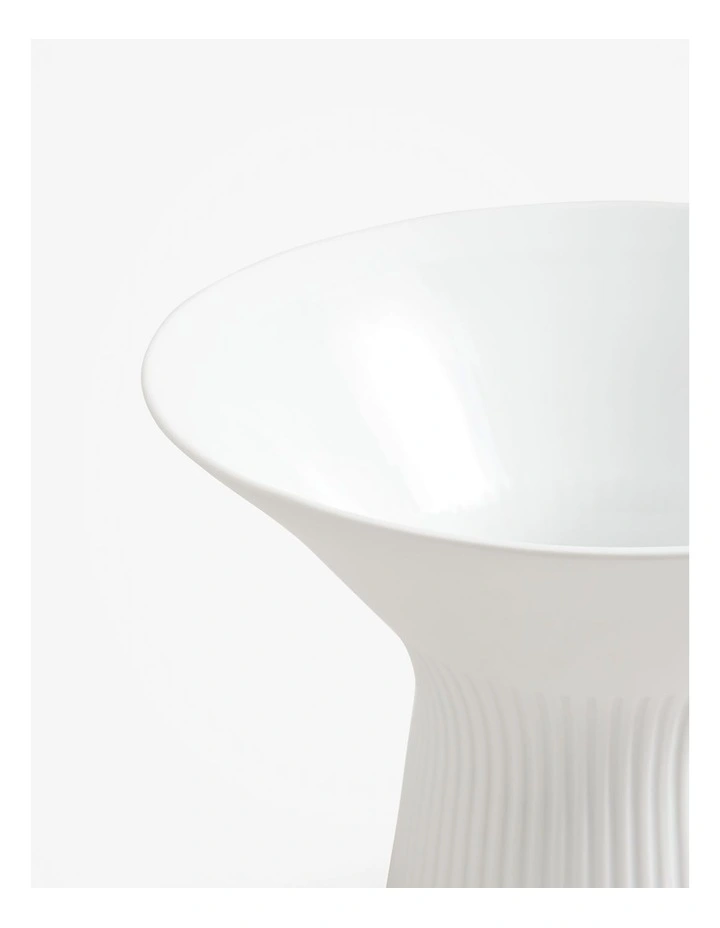 Zelda Medium Vase in Snow image 2