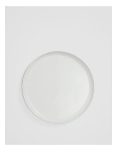 Yarra Large Round Platter in White
