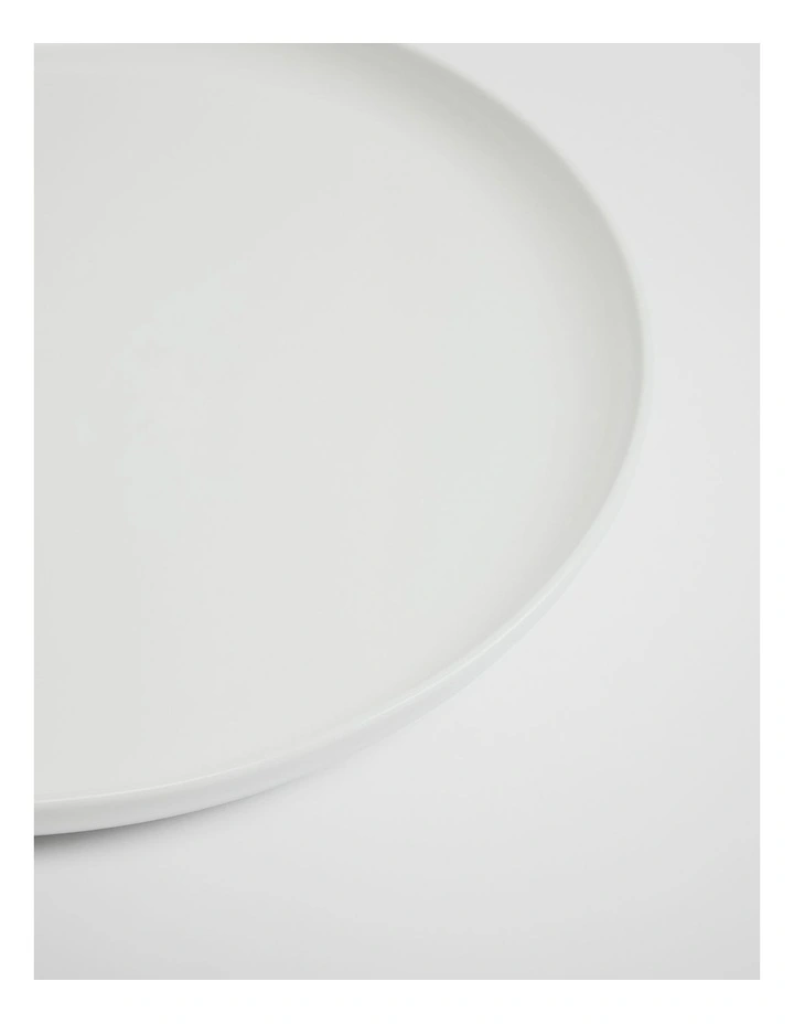 Yarra Large Round Platter in White image 2