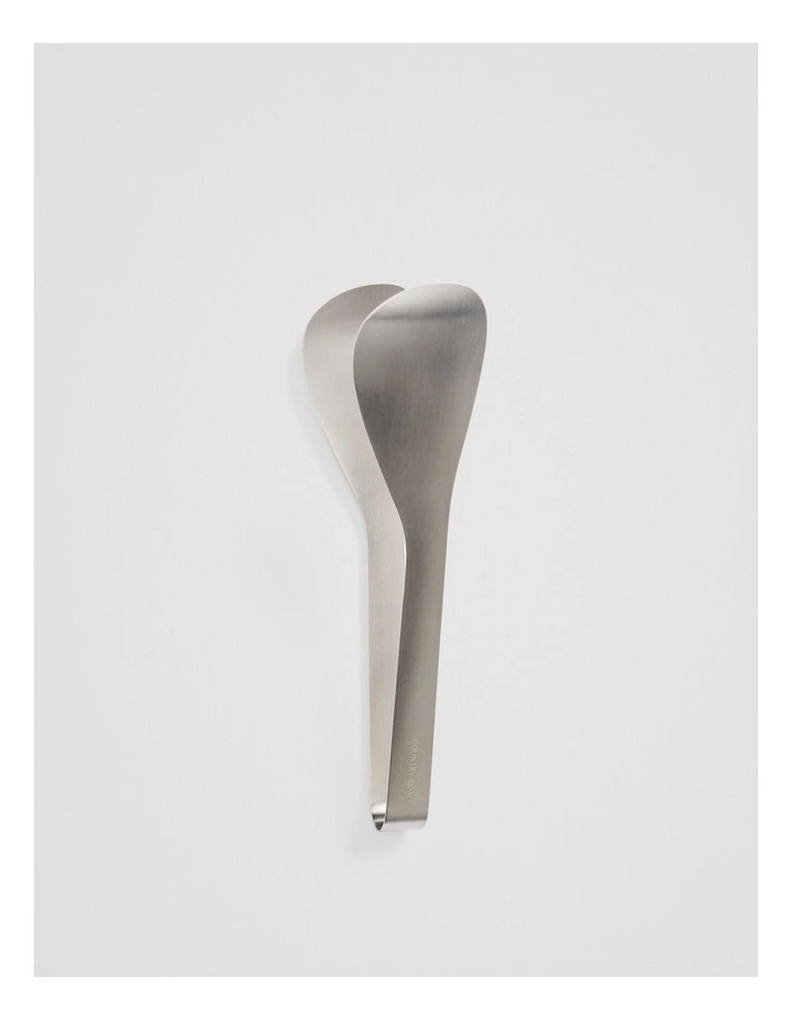 Nolan Tongs in Brushed Steel image 1