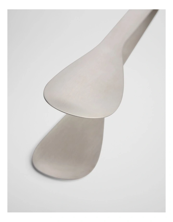 Nolan Tongs in Brushed Steel image 2