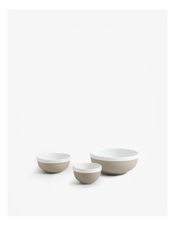 Harford Dip Bowl Set Of 3 in Snow image 1