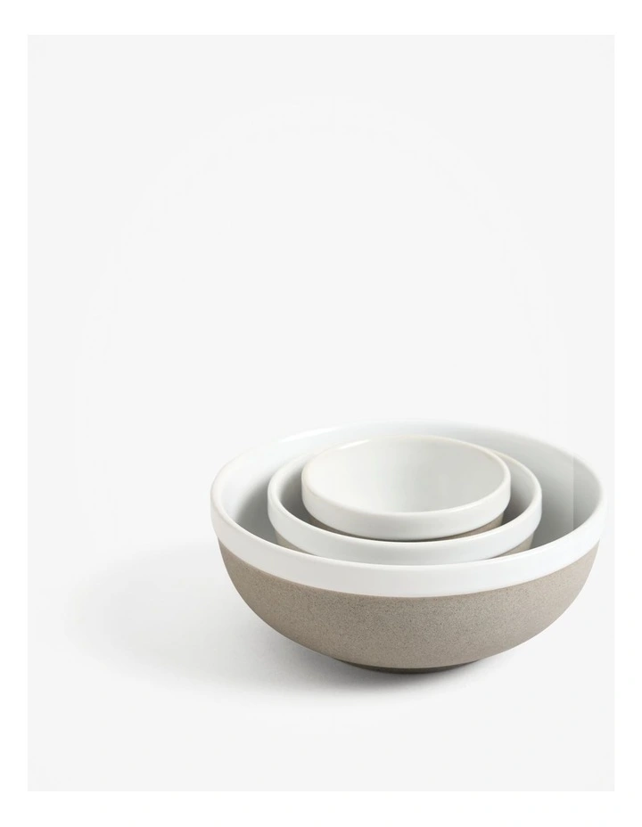 Harford Dip Bowl Set Of 3 in Snow image 3