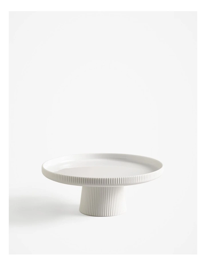 Barwon Small Cake Stand in White image 1