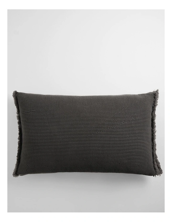 Taylor 40x60 Waffle Cushion in Charcoal image 1