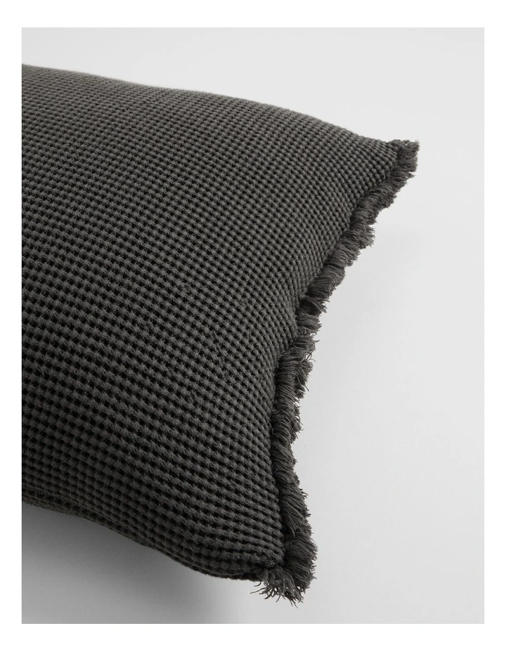 Taylor 40x60 Waffle Cushion in Charcoal image 3